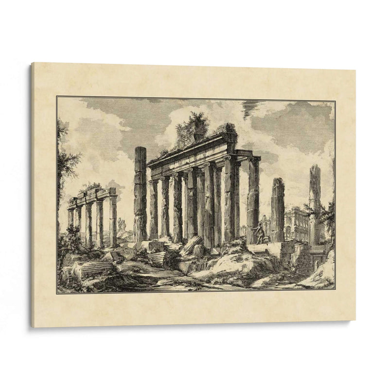 Ruinas Romanas Vintage I - Giovanni Piranesi | Cuadro decorativo de Canvas Lab