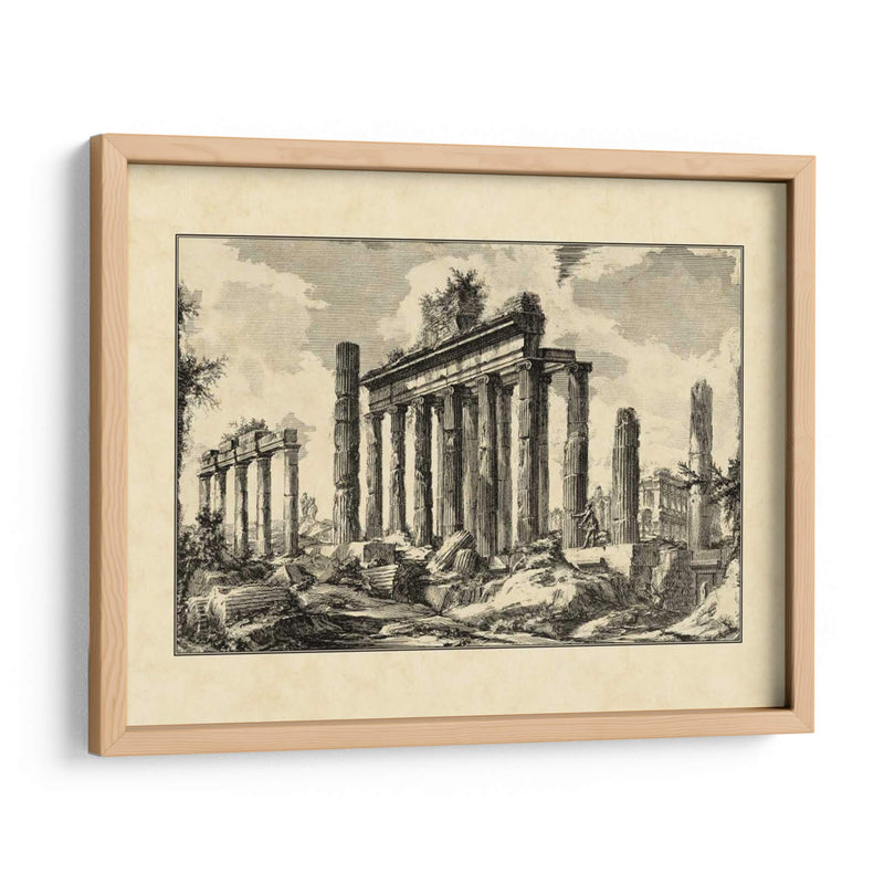 Ruinas Romanas Vintage I - Giovanni Piranesi | Cuadro decorativo de Canvas Lab