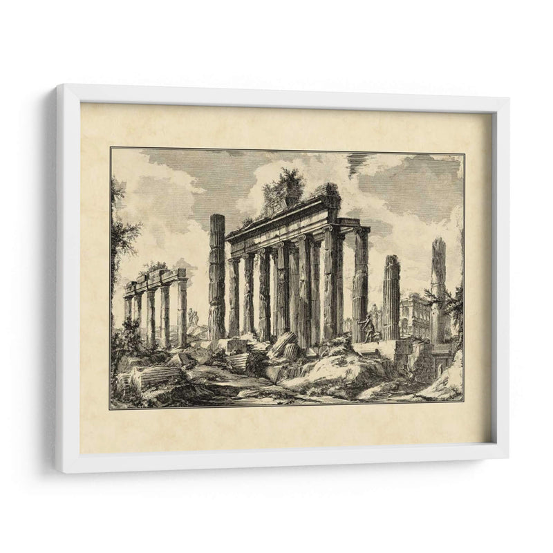 Ruinas Romanas Vintage I - Giovanni Piranesi | Cuadro decorativo de Canvas Lab