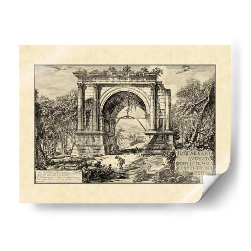 Ruinas Romanas Vintage Ii - Giovanni Piranesi | Cuadro decorativo de Canvas Lab