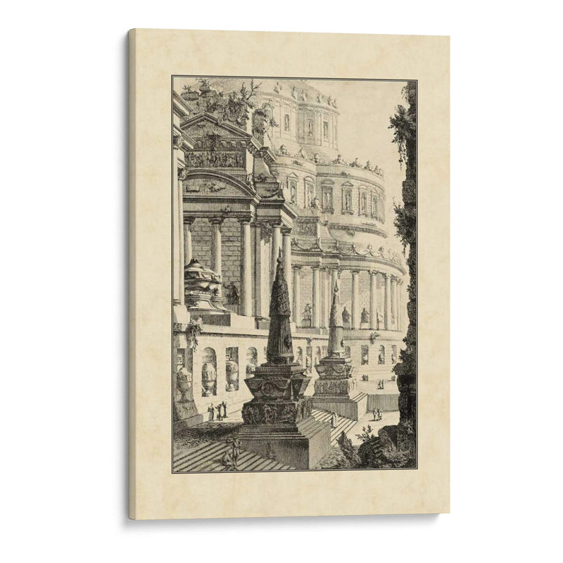 Ruinas Romanas Vintage Iii - Giovanni Piranesi | Cuadro decorativo de Canvas Lab