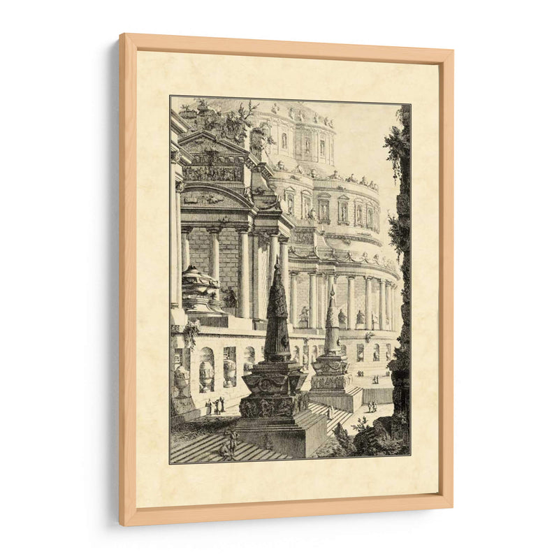 Ruinas Romanas Vintage Iii - Giovanni Piranesi | Cuadro decorativo de Canvas Lab