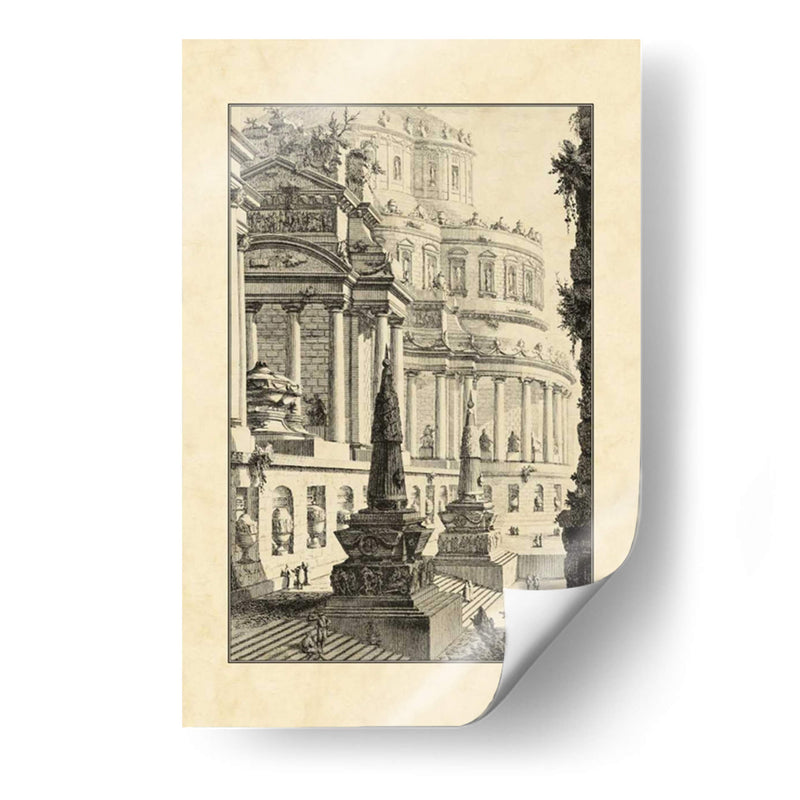 Ruinas Romanas Vintage Iii - Giovanni Piranesi | Cuadro decorativo de Canvas Lab