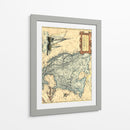 Mapa De América Del Norte - Vision Studio | Cuadro decorativo de Canvas Lab