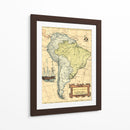 Mapa De América Del Sur - Vision Studio | Cuadro decorativo de Canvas Lab