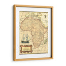 Mapa De África - Vision Studio | Cuadro decorativo de Canvas Lab