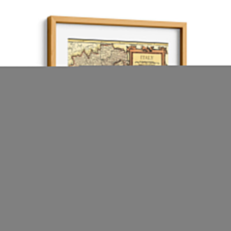 Mapa De Italia - Vision Studio | Cuadro decorativo de Canvas Lab