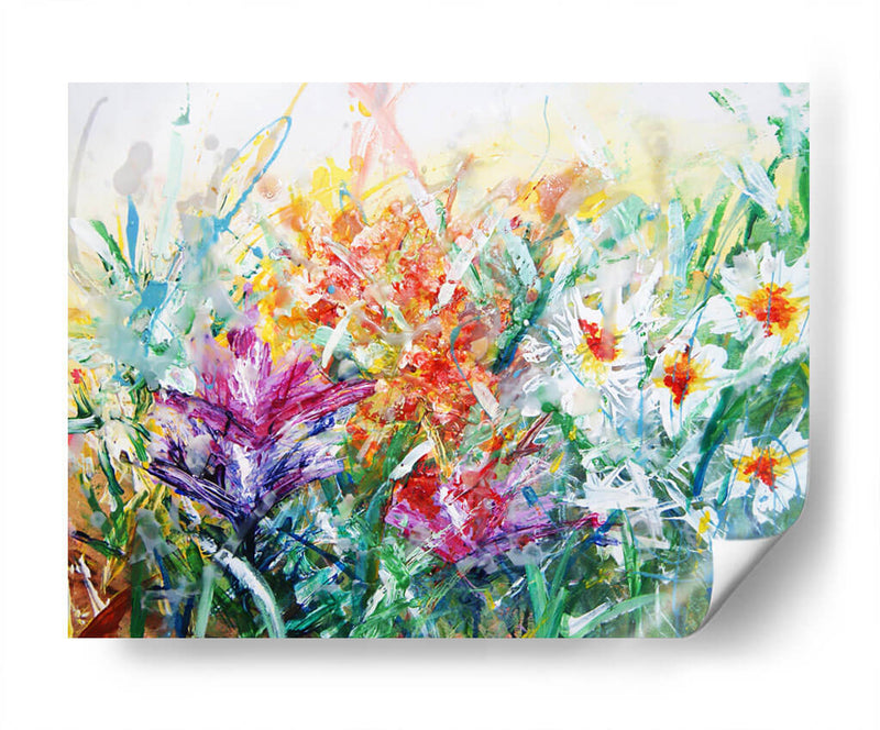 Jardín de pinceladas | Cuadro decorativo de Canvas Lab