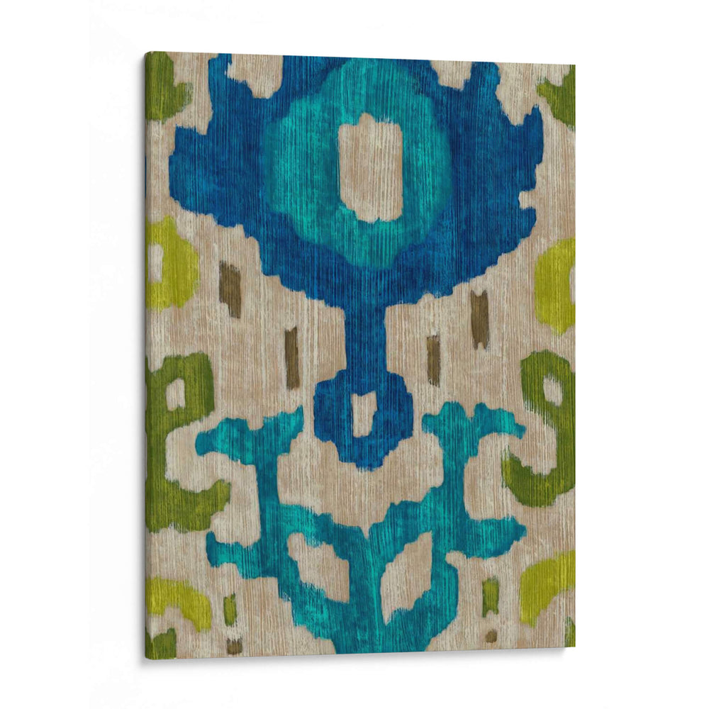 Teal Ikat I - Chariklia Zarris | Cuadro decorativo de Canvas Lab