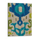 Teal Ikat I - Chariklia Zarris | Cuadro decorativo de Canvas Lab