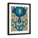 Teal Ikat I - Chariklia Zarris | Cuadro decorativo de Canvas Lab