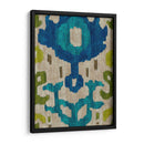 Teal Ikat I - Chariklia Zarris | Cuadro decorativo de Canvas Lab