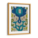 Teal Ikat I - Chariklia Zarris | Cuadro decorativo de Canvas Lab