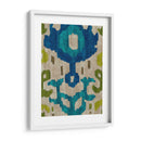 Teal Ikat I - Chariklia Zarris | Cuadro decorativo de Canvas Lab