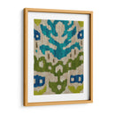 Teal Ikat Ii - Chariklia Zarris | Cuadro decorativo de Canvas Lab