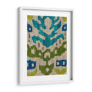 Teal Ikat Ii - Chariklia Zarris | Cuadro decorativo de Canvas Lab