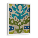Teal Ikat Ii - Chariklia Zarris | Cuadro decorativo de Canvas Lab
