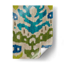 Teal Ikat Ii - Chariklia Zarris | Cuadro decorativo de Canvas Lab