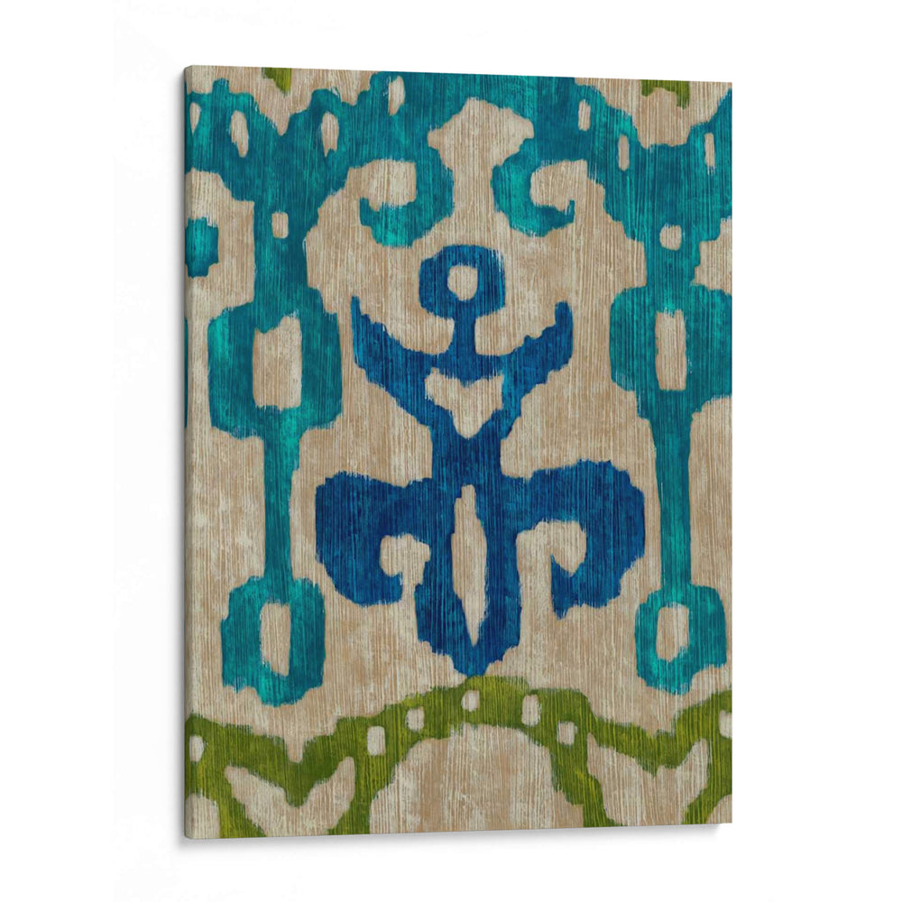 Teal Ikat Iii - Chariklia Zarris | Cuadro decorativo de Canvas Lab