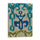 Teal Ikat Iii - Chariklia Zarris | Cuadro decorativo de Canvas Lab