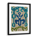 Teal Ikat Iii - Chariklia Zarris | Cuadro decorativo de Canvas Lab