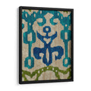 Teal Ikat Iii - Chariklia Zarris | Cuadro decorativo de Canvas Lab