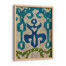 Teal Ikat Iii - Chariklia Zarris | Cuadro decorativo de Canvas Lab