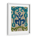 Teal Ikat Iii - Chariklia Zarris | Cuadro decorativo de Canvas Lab