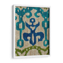 Teal Ikat Iii - Chariklia Zarris | Cuadro decorativo de Canvas Lab