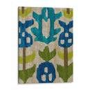 Teal Ikat Iv - Chariklia Zarris | Cuadro decorativo de Canvas Lab