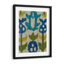 Teal Ikat Iv - Chariklia Zarris | Cuadro decorativo de Canvas Lab