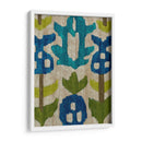Teal Ikat Iv - Chariklia Zarris | Cuadro decorativo de Canvas Lab