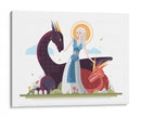 Daenerys ilustración digital | Cuadro decorativo de Canvas Lab