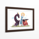 Daenerys ilustración digital | Cuadro decorativo de Canvas Lab