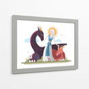 Daenerys ilustración digital | Cuadro decorativo de Canvas Lab