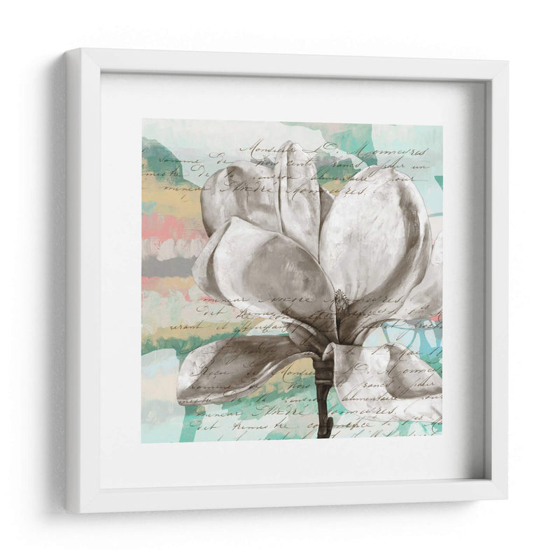 Magnolias Pastel I - Jennifer Goldberger | Cuadro decorativo de Canvas Lab