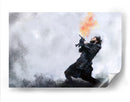 Fire on his ice | Cuadro decorativo de Canvas Lab