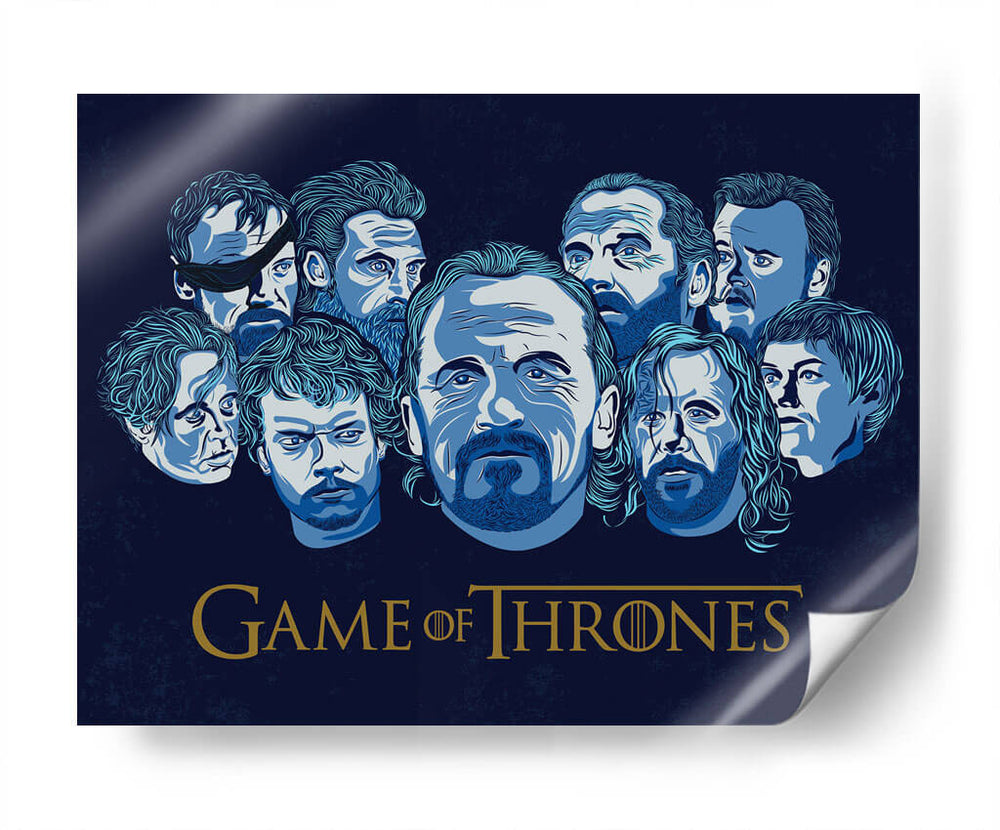 Game of Thrones blue II | Cuadro decorativo de Canvas Lab