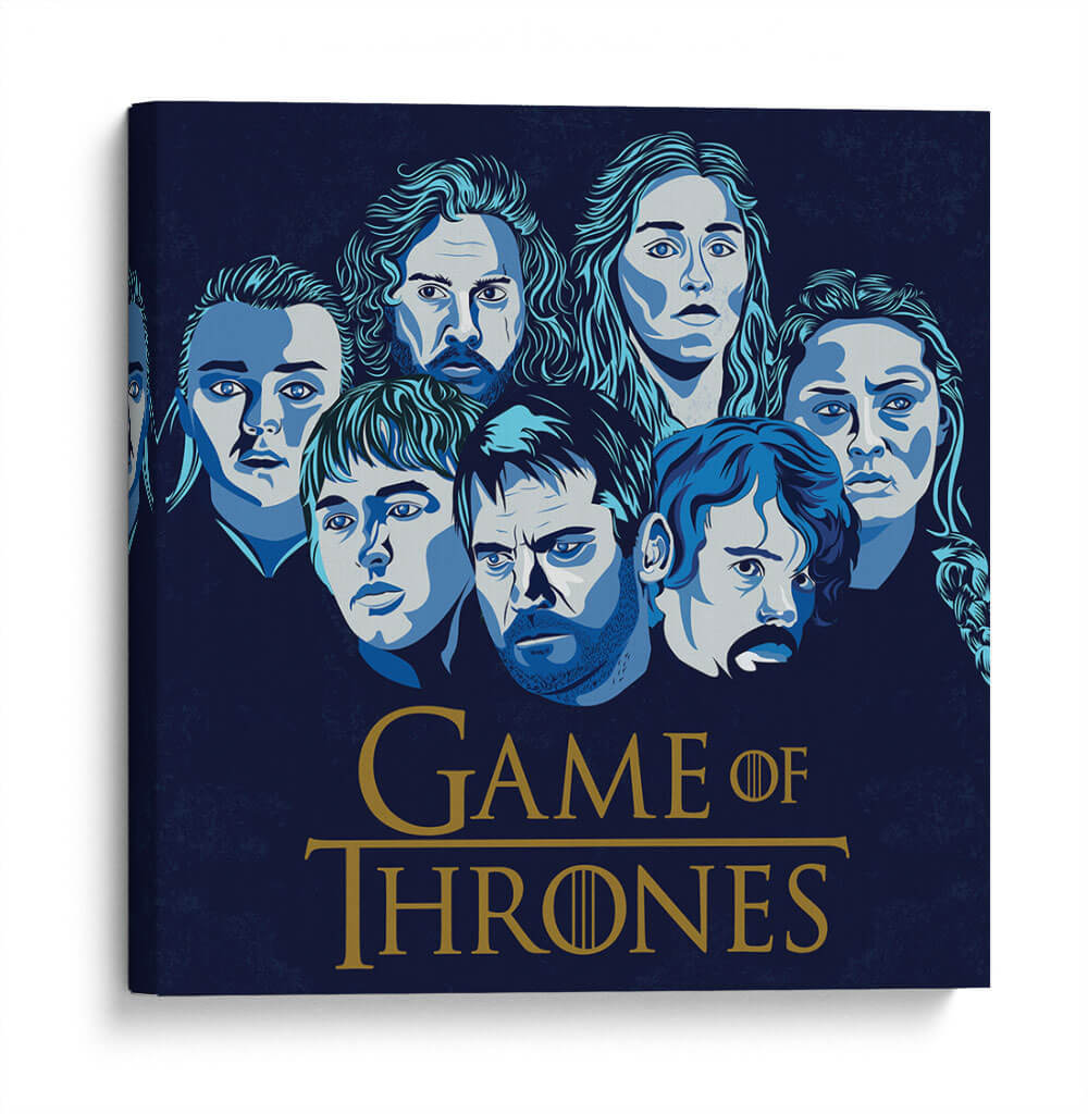Game of Thrones blue | Cuadro decorativo de Canvas Lab