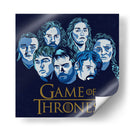 Game of Thrones blue | Cuadro decorativo de Canvas Lab