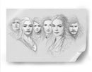 Game of Thrones sketch | Cuadro decorativo de Canvas Lab