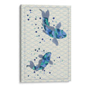 Juguetón Koi I - Rebecca Bryant | Cuadro decorativo de Canvas Lab