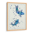 Juguetón Koi I - Rebecca Bryant | Cuadro decorativo de Canvas Lab