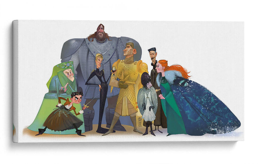 GOT cartoon | Cuadro decorativo de Canvas Lab