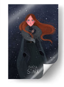 Ilustración de Sansa Stark | Cuadro decorativo de Canvas Lab