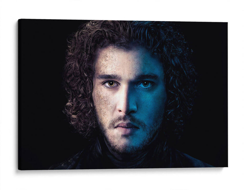 Jon Snow en azul | Cuadro decorativo de Canvas Lab