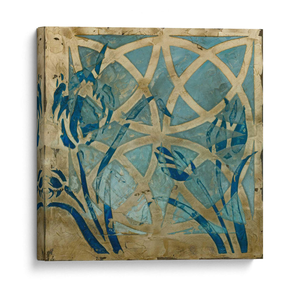 Vidrieras Índigo Iii - Megan Meagher | Cuadro decorativo de Canvas Lab