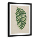 Hojas En Lino Vi | Cuadro decorativo de Canvas Lab