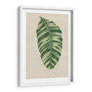 Hojas En Lino Vi | Cuadro decorativo de Canvas Lab