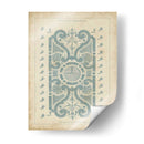 Diseño De Jardín En Azul I - DeZallier d Argenville | Cuadro decorativo de Canvas Lab